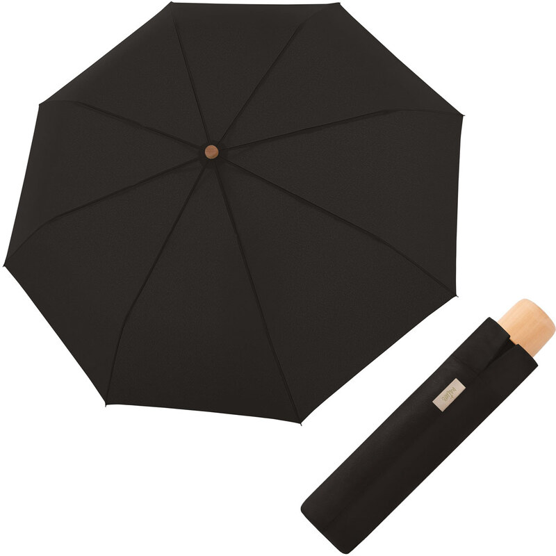 Doppler NATURE Mini - skladací udržateľný dáždnik olivový