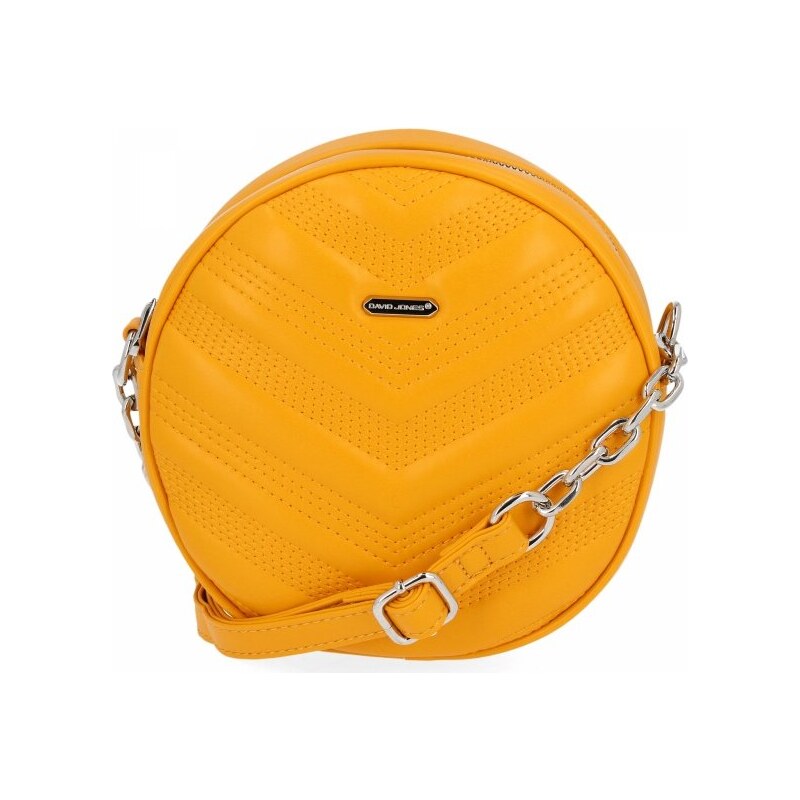 Dámska kabelka listonoška David Jones žltá 6729-1A 31812126