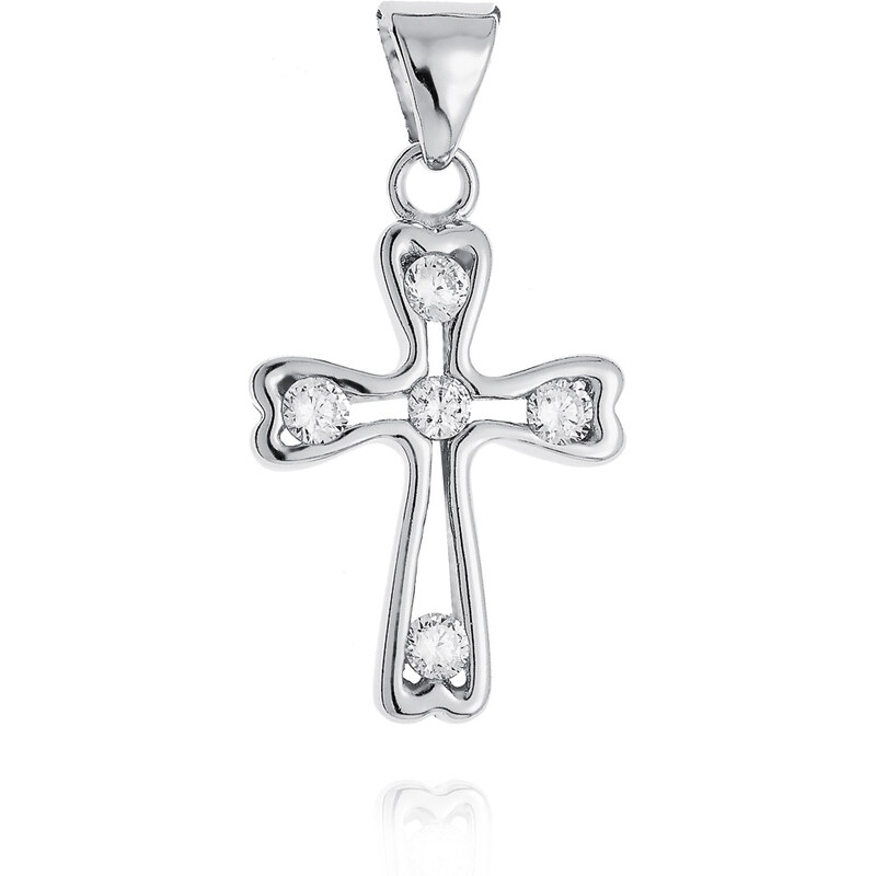 NUBIS Strieborný prívesok Krížik NB 4201 63800023