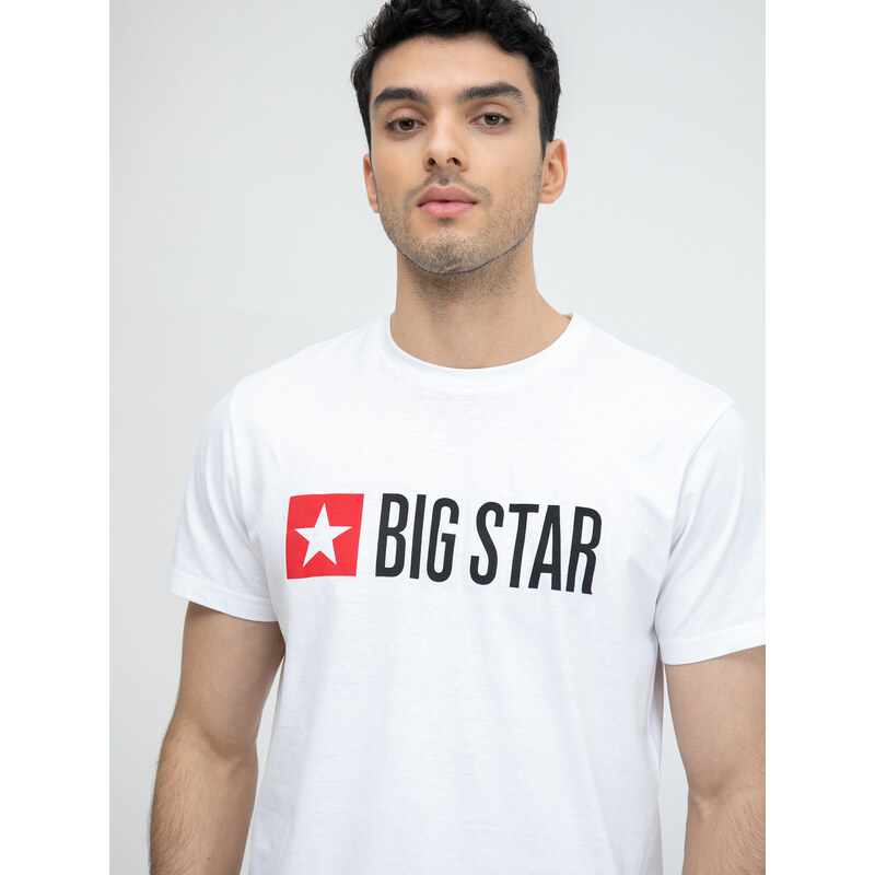 BIGSTAR BIG STAR Pánske úpletové tričko QUADO 101 L