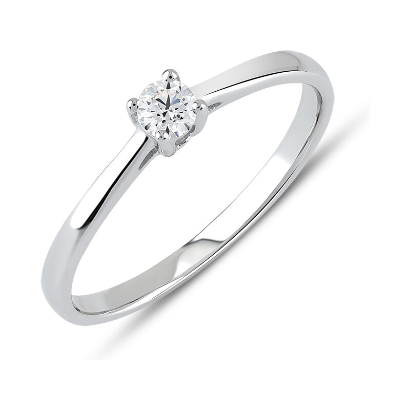 Lillian Vassago Zlatý prsteň s diamantom LLV59-DR032W
