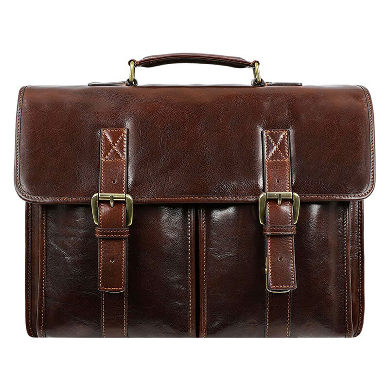 Glara Veľká pánska kožená aktovka Premium Business 36988955