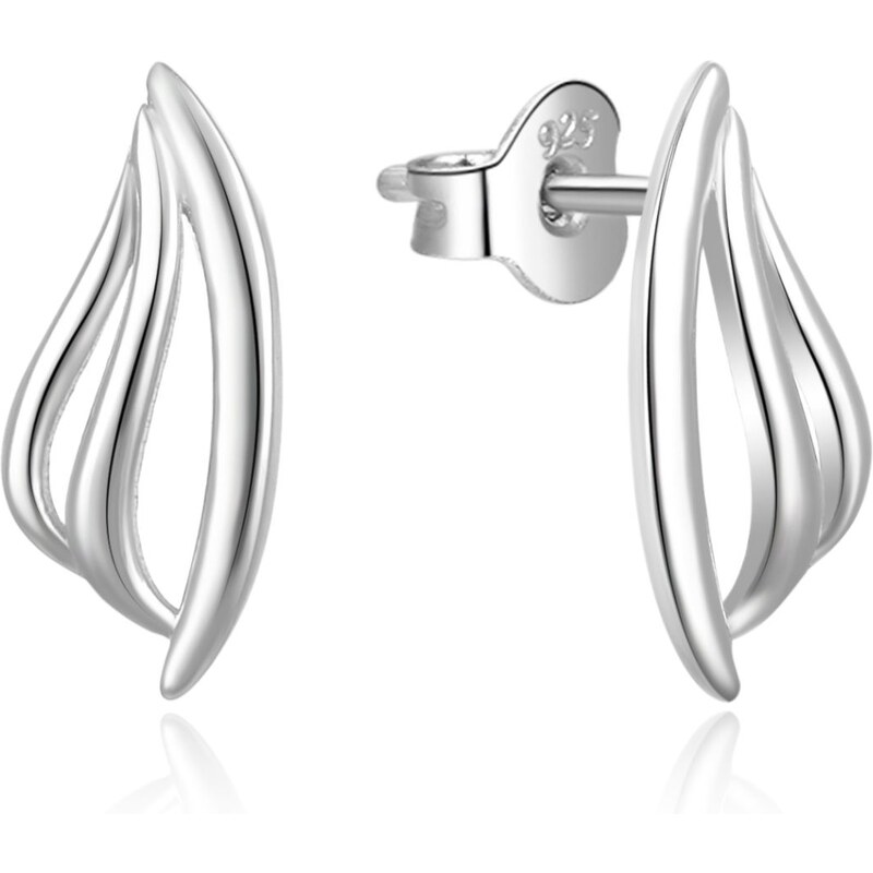 MOISS Štýlové strieborné náušnice E0002441 66591413
