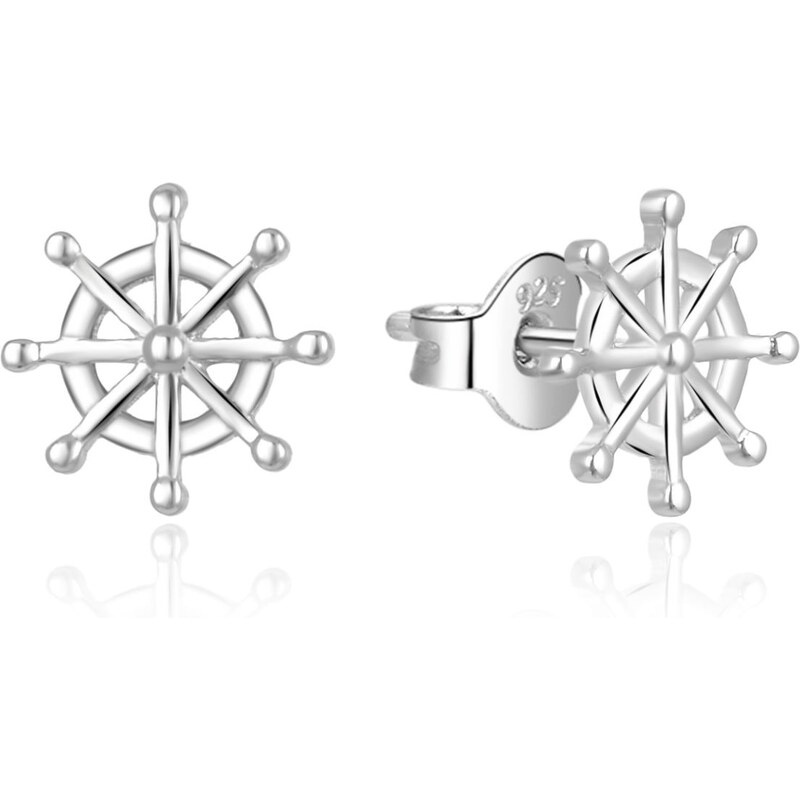 MOISS Hravé strieborné náušnice v tvare kormidla E0002503 66579680