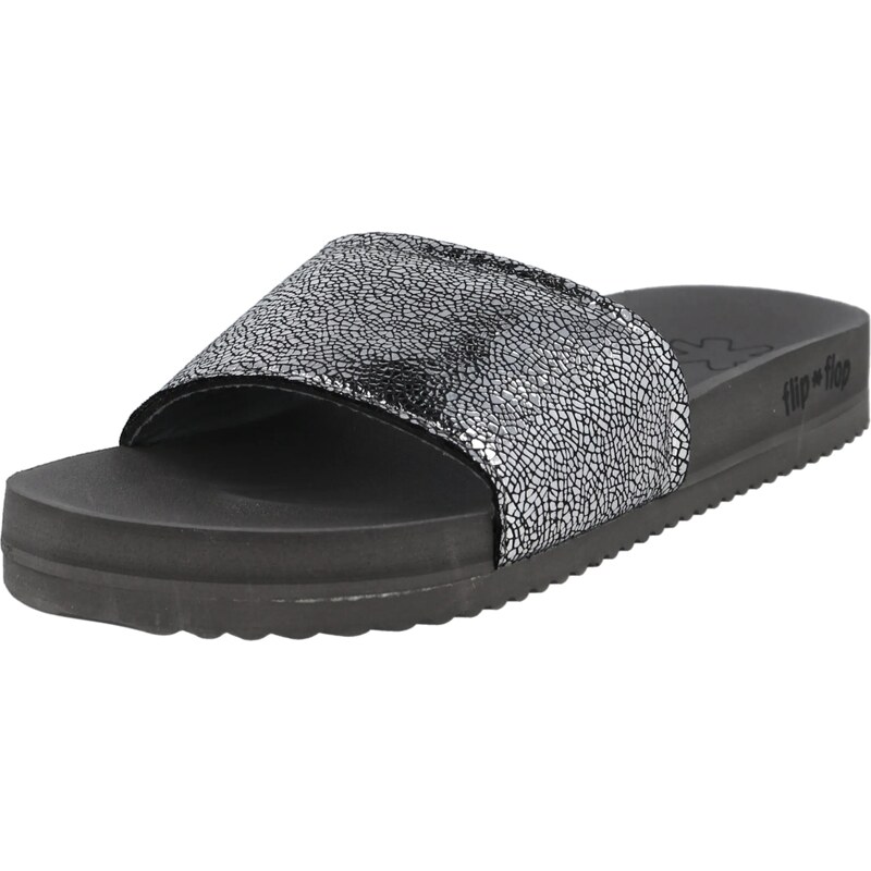 FLIP*FLOP Šľapky antracitová / strieborná 66139033