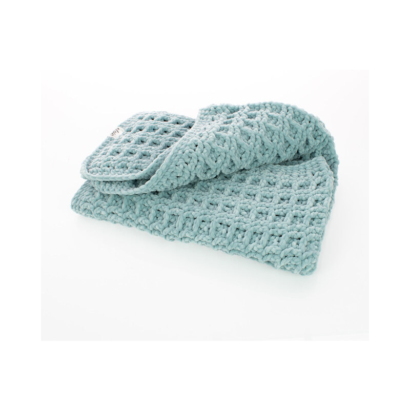 Elsie Deka - háčkovaná vaflová starozelená 56922062