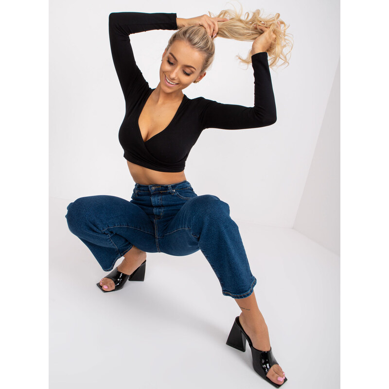 RUE PARIS Trousers jeans-RO-SP-2402.10-dark blue 64684120