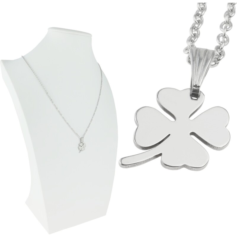 CITY STORM Retiazka s príveskom štvorlístok z chirurgickej ocele 66889357