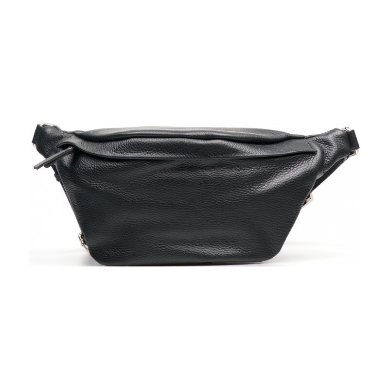 Blaire Kožená crossbody oblička Dorian čierna 64987557