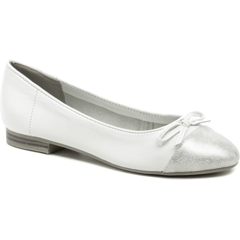 Jana 8-22150-28 biele dámske baleríny šírka H 31761853