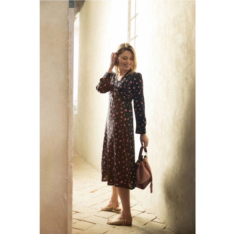 CHERRY PARIS Kvetinové midi šaty TIa 31778775