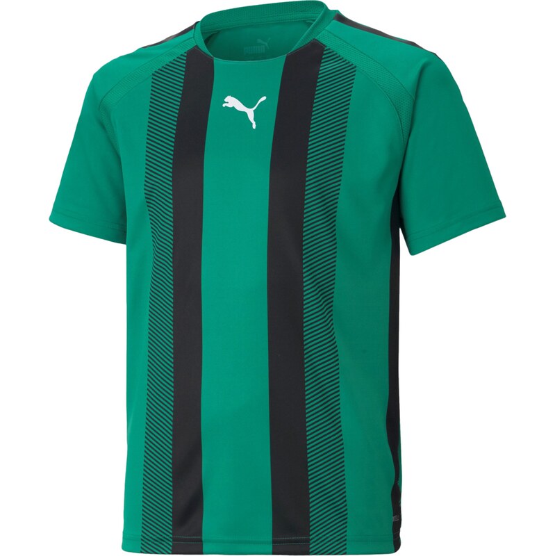 PUMA Funkčné tričko Team Liga zelená / čierna / biela 67728411