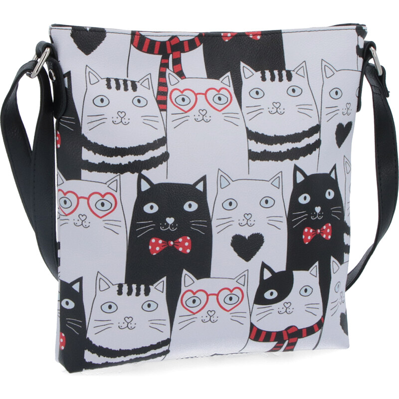 Kabelka zo syntetickej kože crossbody Indee multicolor 9300 17 C 65000754