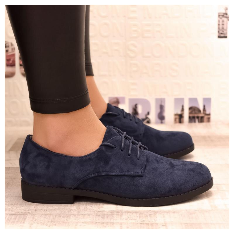 SS Dámske modré poltopánky IVY 31788904