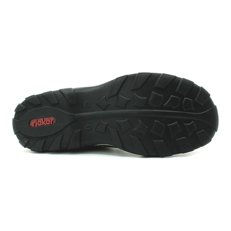RIEKER 08065-02 grau combi, pánské sandály vel.43