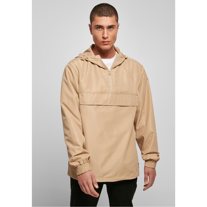 Urban Classics Recycled Basic Pull Over Jacket unionbeige 50663739