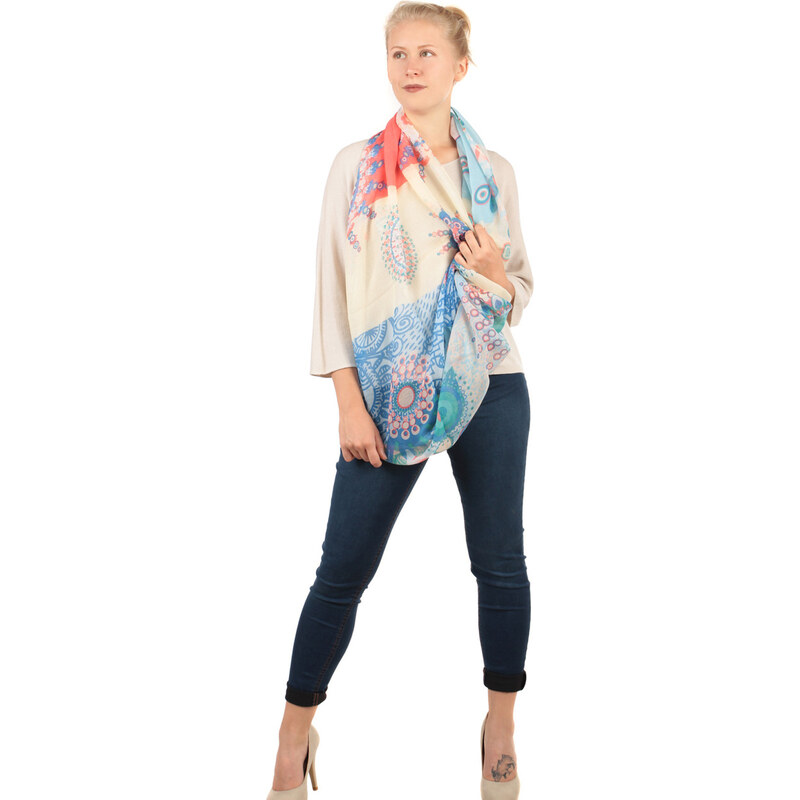 Glara Jemný kruhový šál 31797263