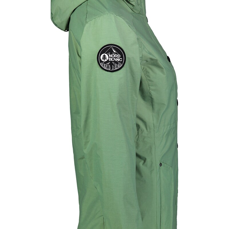 Nordblanc Zelený dámsky ľáhký kabát GUTS