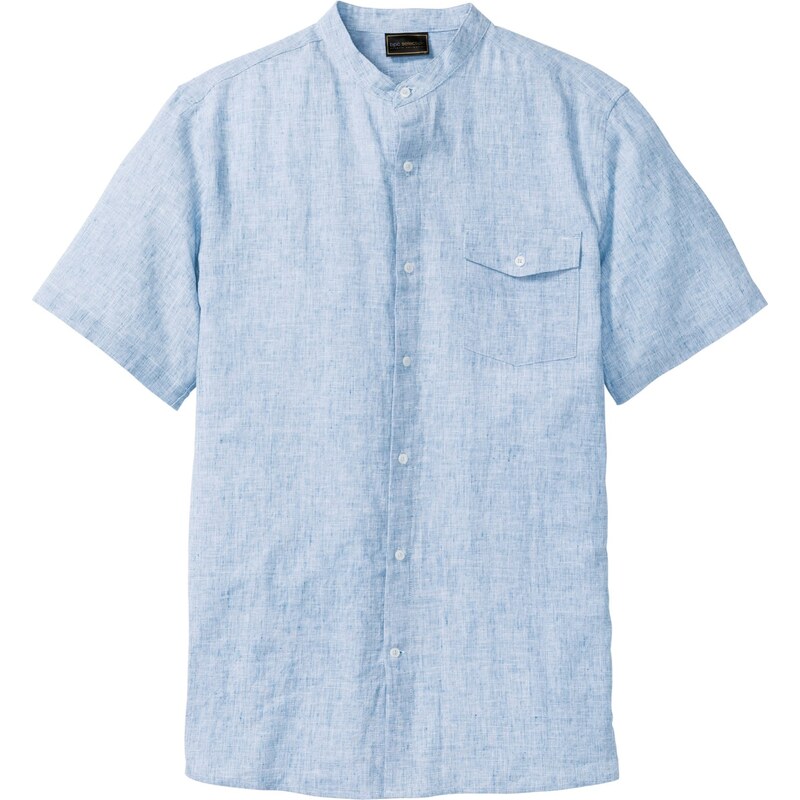 bonprix Košeľa s krátkym rukávom zo vzdušného pláteného mixu, farba 44732182