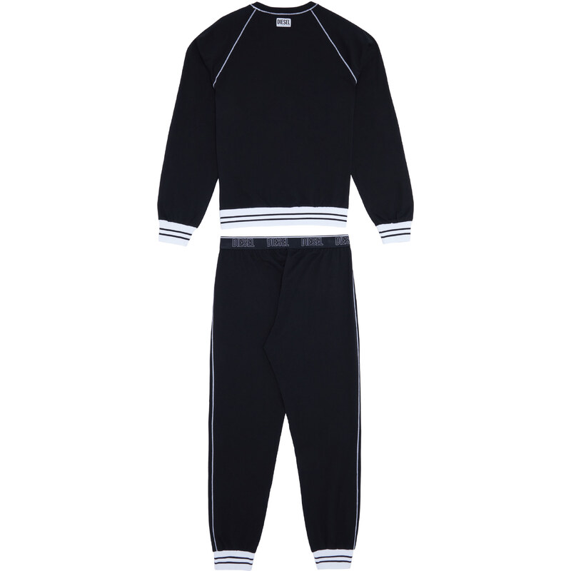 Pánske pyžamo A03892 - 0PCAF čierna s bielou - Diesel 31815670