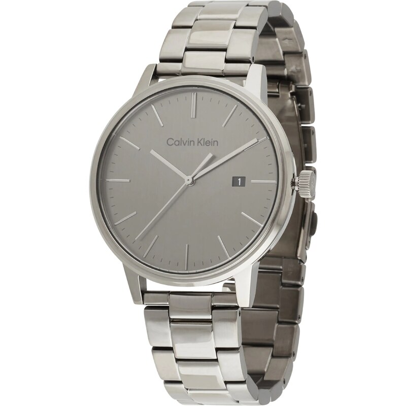 Calvin Klein Analógové hodinky sivá / čierna 64875277