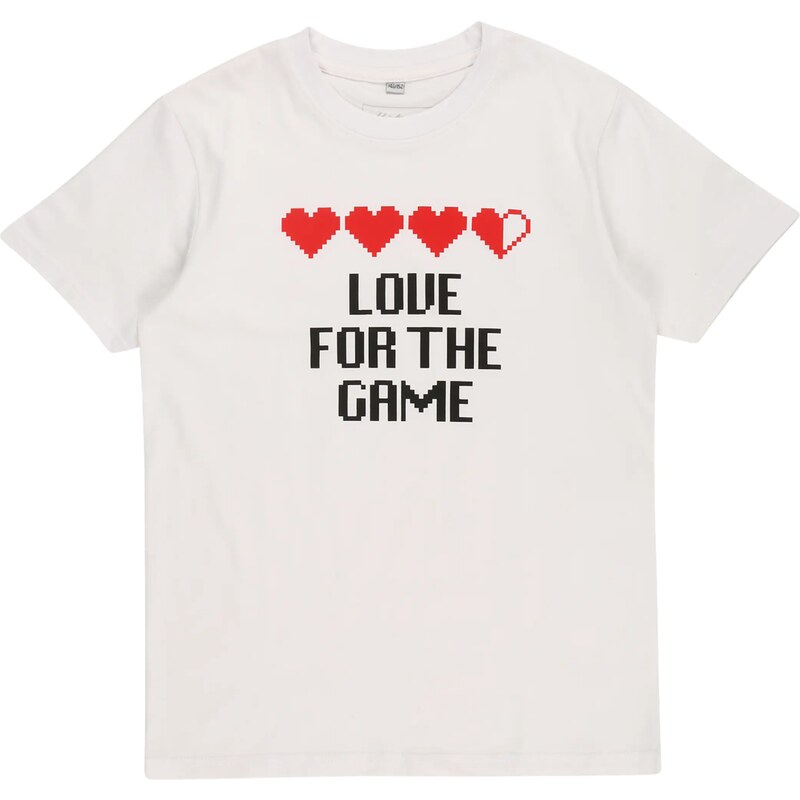 Mister Tee Tričko Love For The Game červená / čierna / biela 57557278