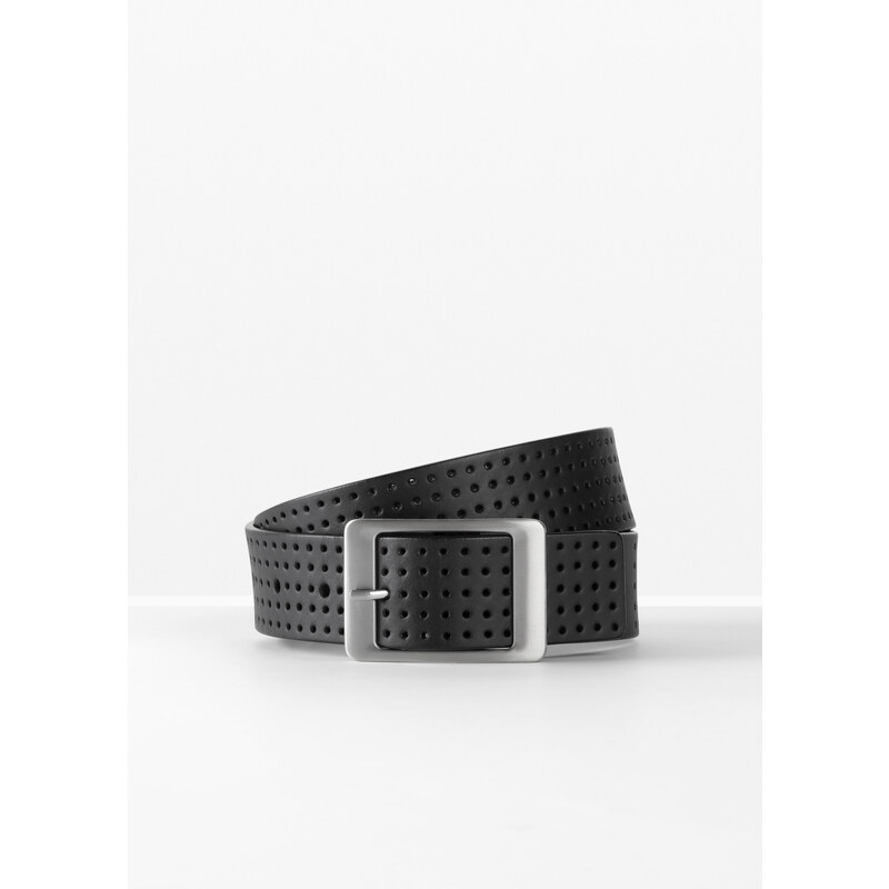 bonprix Kožený opasok, farba čierna 46036501