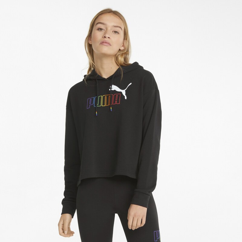 Puma ESS+ Rainbow Cropped Hoodie TR Puma Black 31827721