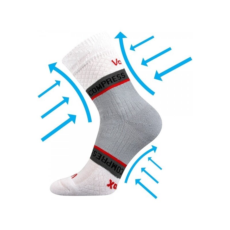 FIXAN športové fixačné ponožky VoXX Biela 39-42 1 pár 31851919
