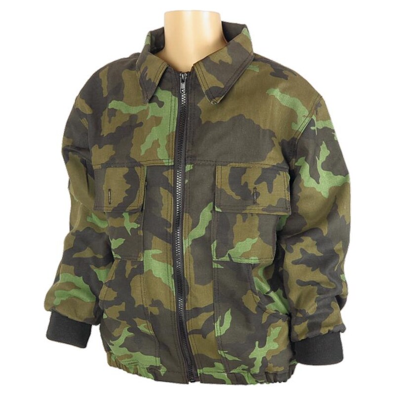 Detská maskáčová bunda vzor cz 95 110/140 31886216