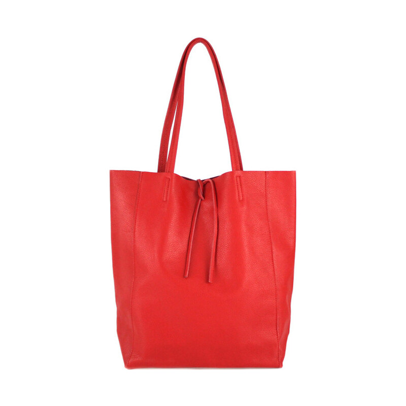 Glara Kožená kabelka shopper 32636637