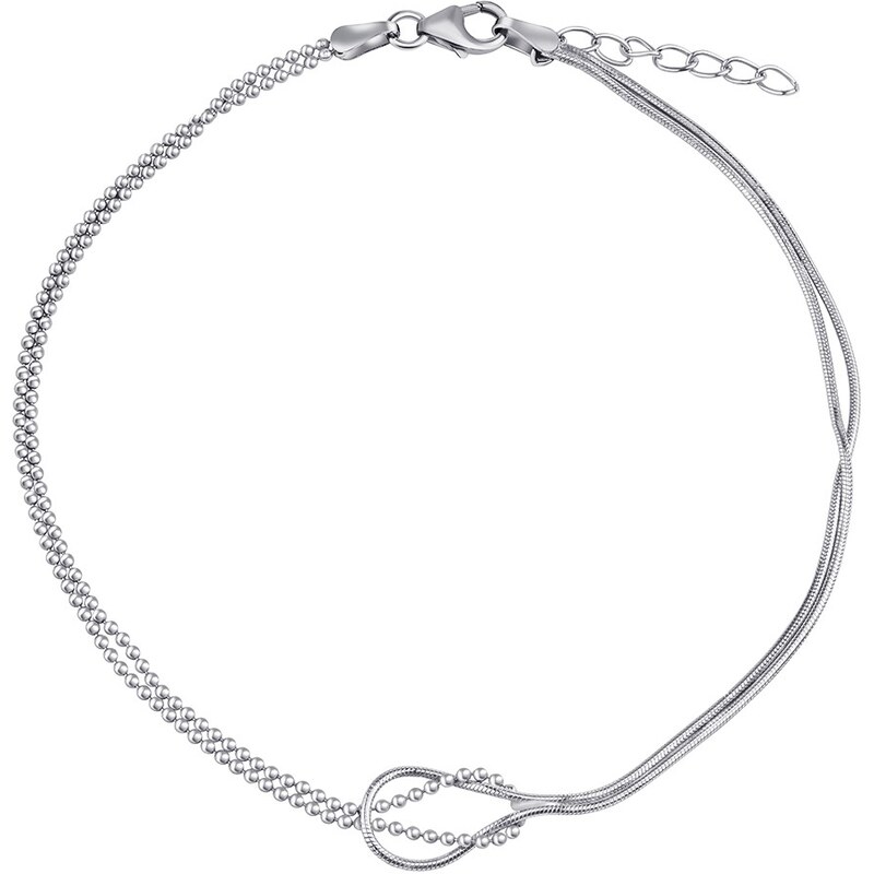 Silvego Strieborná guličková/hádková retiazka na nohu Margaret 66595181