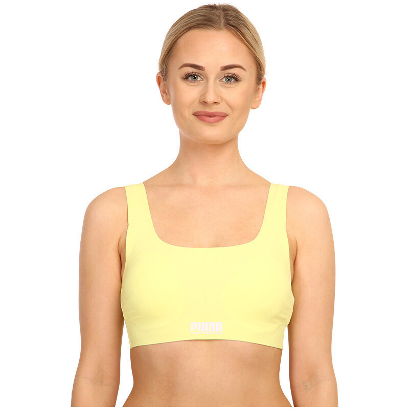 Dámska športová podprsenka Puma žltá (100001239 002) 27932746