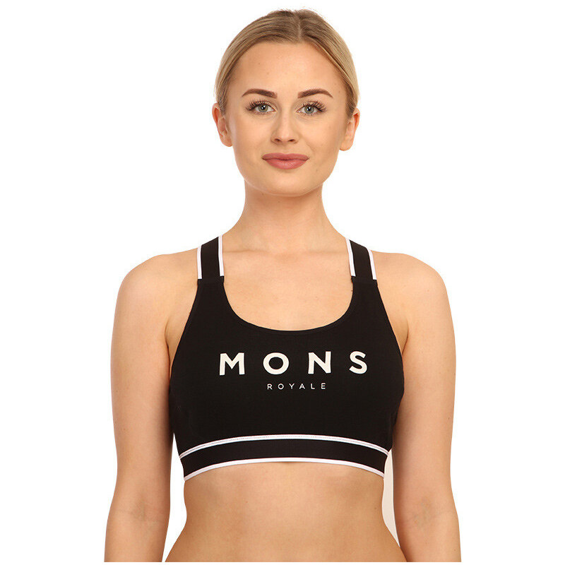 Dámska podprsenka Mons Royale merino čierná (100040-1169-001) 32190815