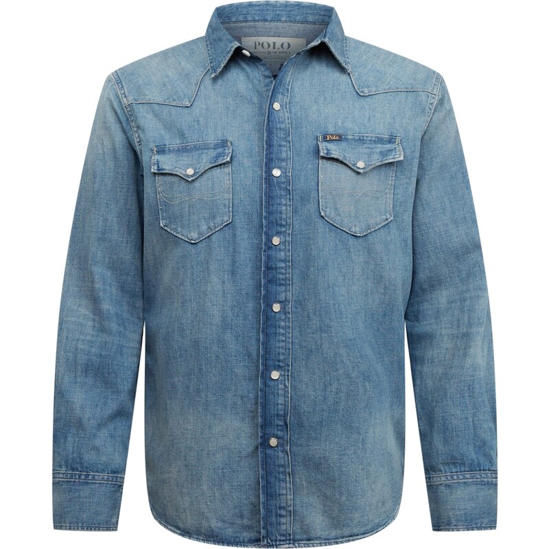 Polo Ralph Lauren Košeľa modrá denim 35271096