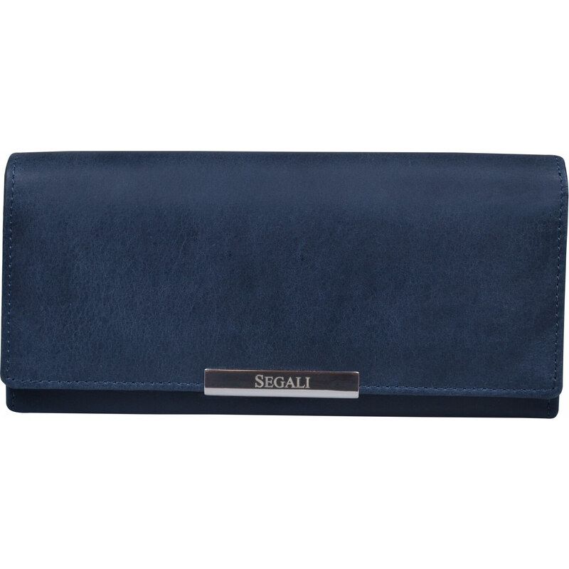 SEGALI Dámska kožená peňaženka 7066 indigo 66580531