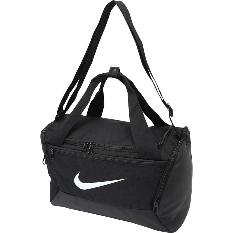 NIKE Športová taška Brasilia 9.5 čierna / biela 31973503