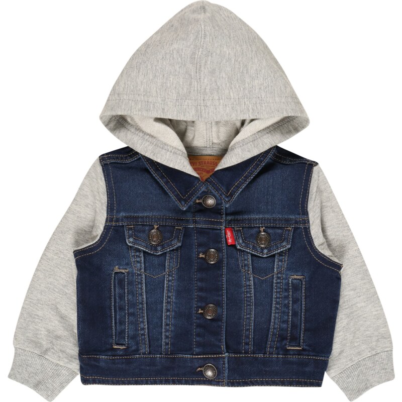 Levis Kids Prechodná bunda modrá denim / sivá melírovaná 56433343