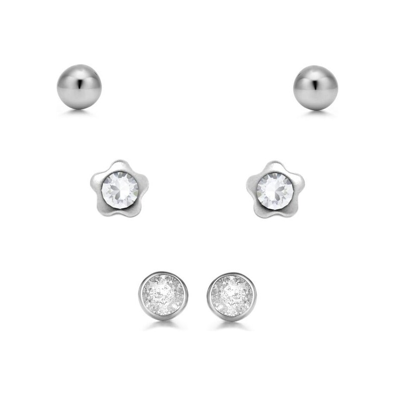 SWAROVSKI Elements Swarovski e. set troch párov náušníc Spring equinox 31909150