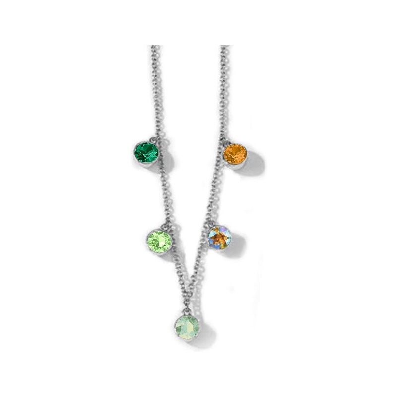 SWAROVSKI Elements Swarovski e. náhrdelník Spring Equinox, zelený 31909157