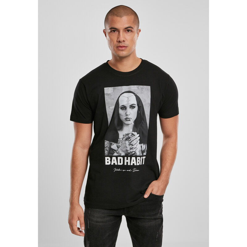 Mister Tee Black T-shirt Bad Habit 64690626
