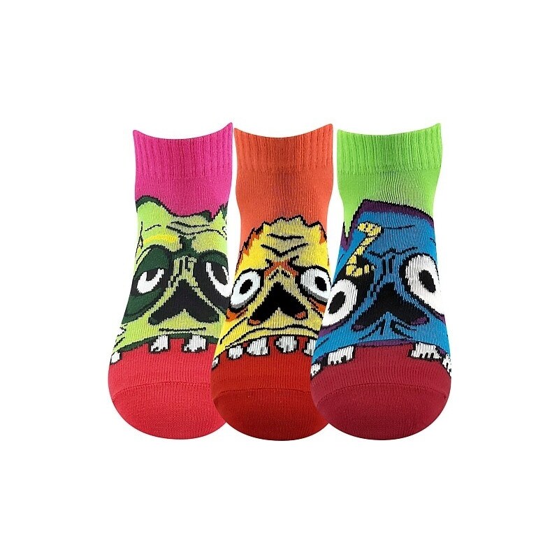 ZOMBIK detské veselé ponožky Boma Holka 25-29 3 páry 33904156