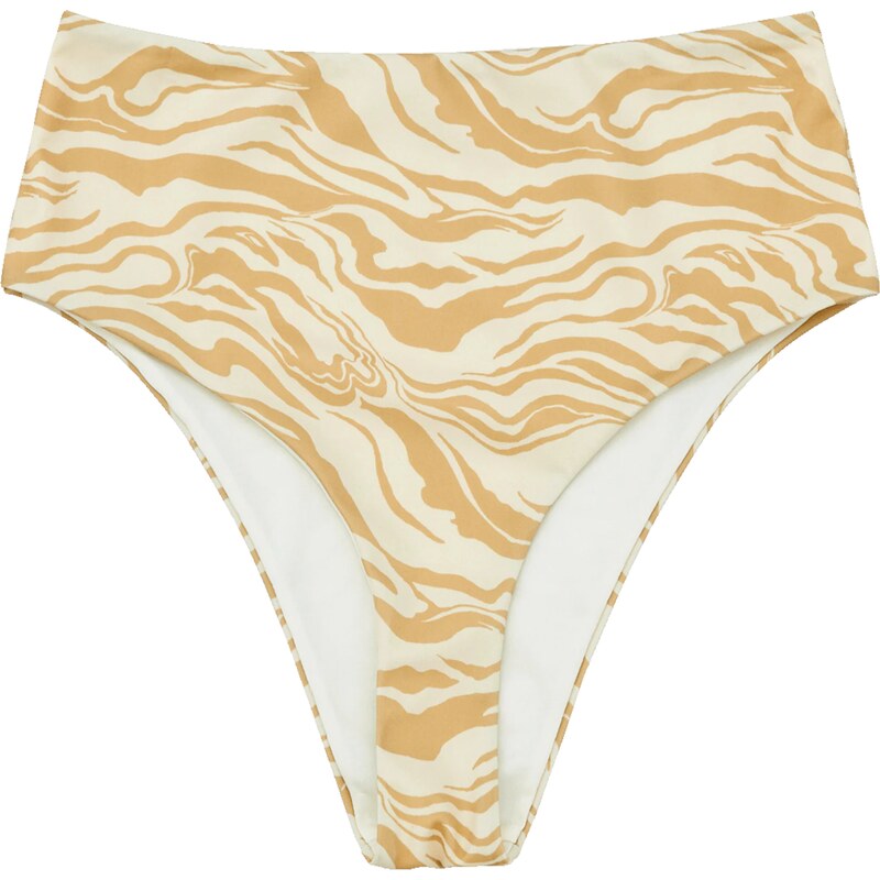 EDITED Bikinové nohavičky Caio krémová / tmavobéžová 32099981