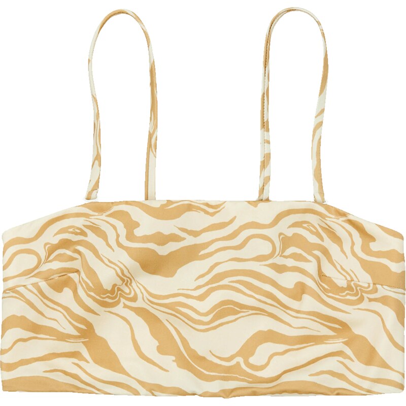 EDITED Bikinový top Caio krémová / kapučíno 55716159