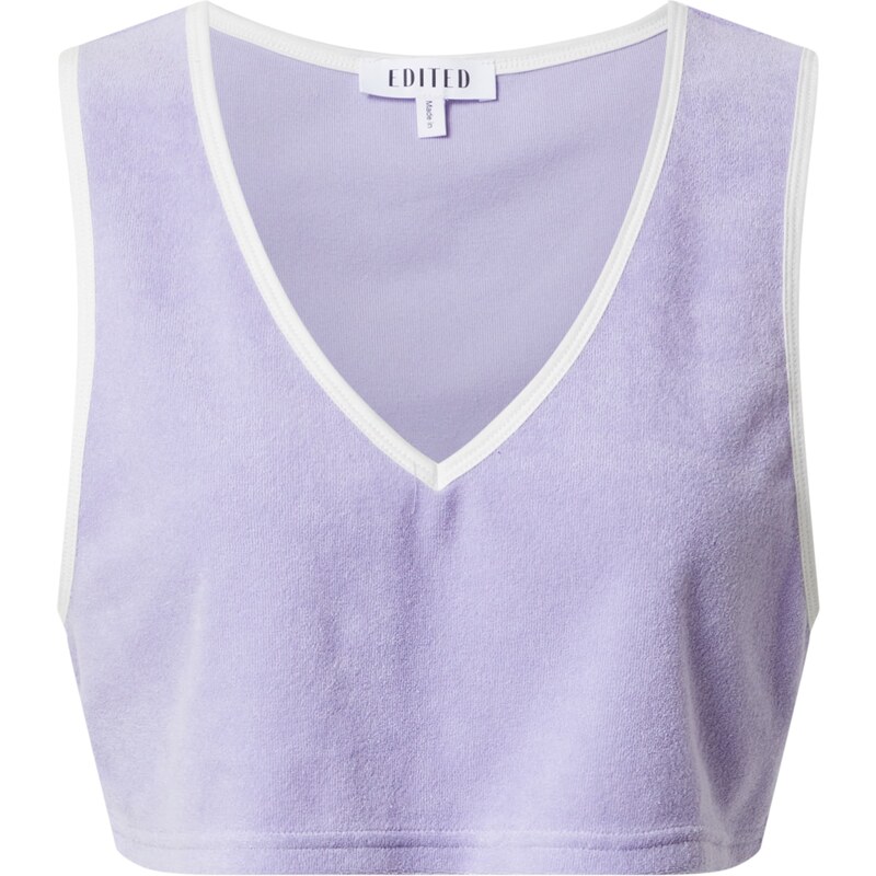 EDITED Top svetlofialová / biela 31994925