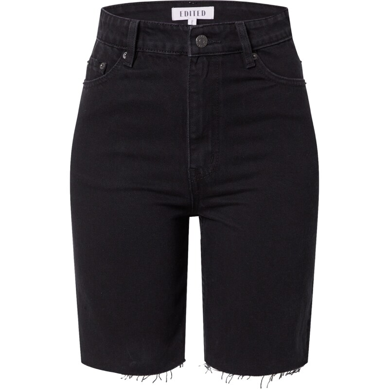 EDITED Džínsy Marit čierny denim 31994934
