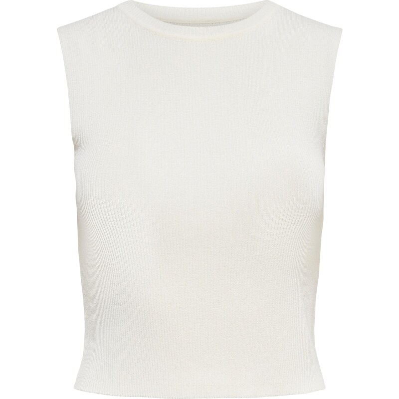 ONLY Vyšívaný top Majli šedobiela 54441643