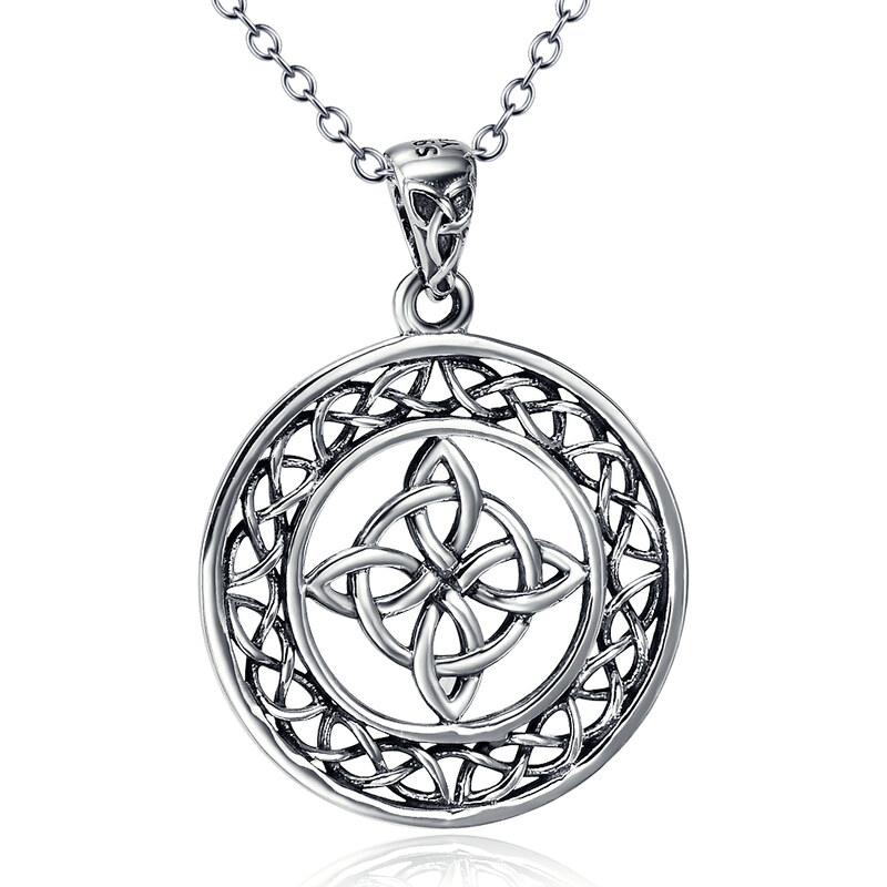Olivie Strieborný náhrdelník KELTSKÝ UZEL 5885 32032888