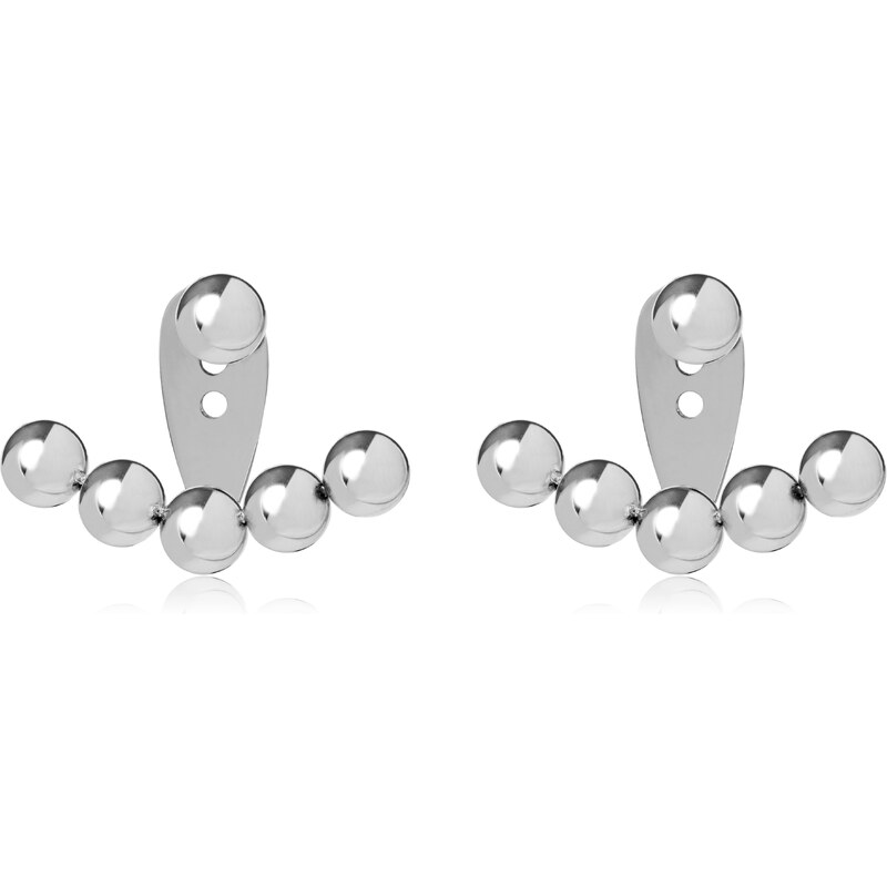 Troli Štýlové oceľové náušnice 2v1 VAAXF442S 66584780