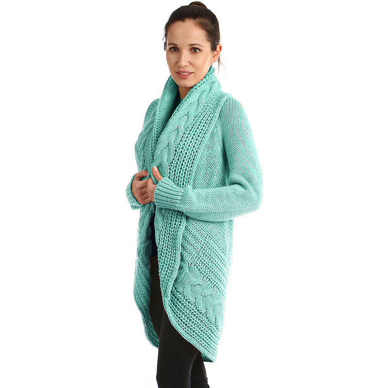 TopMode Dámsky pletený sveter bez zapínania 31996366